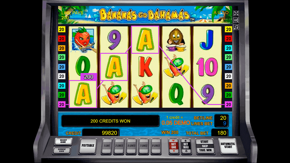 Графика слота Banana Splash Графика слота Banana Splash